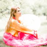 woman wearing a korean hanbok
