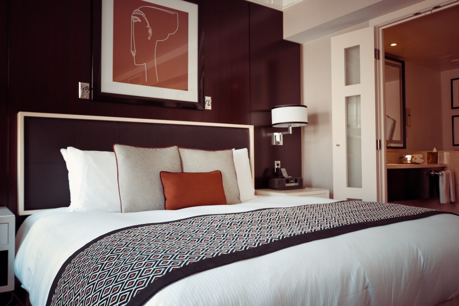 a hotel room