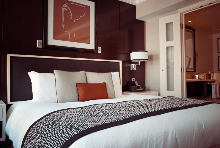 a hotel room